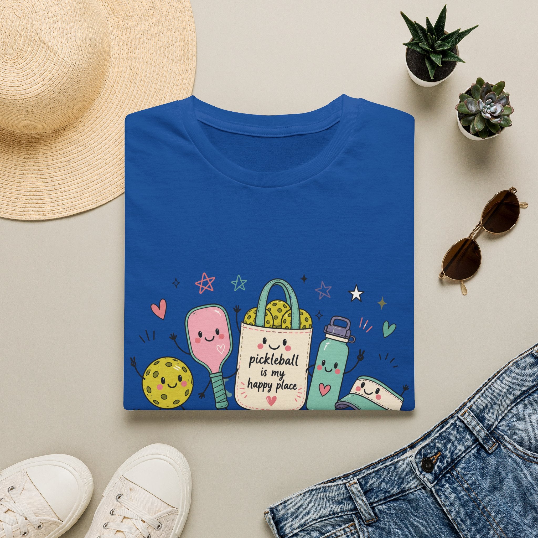 The Court Is My Happy Place T-Shirt
