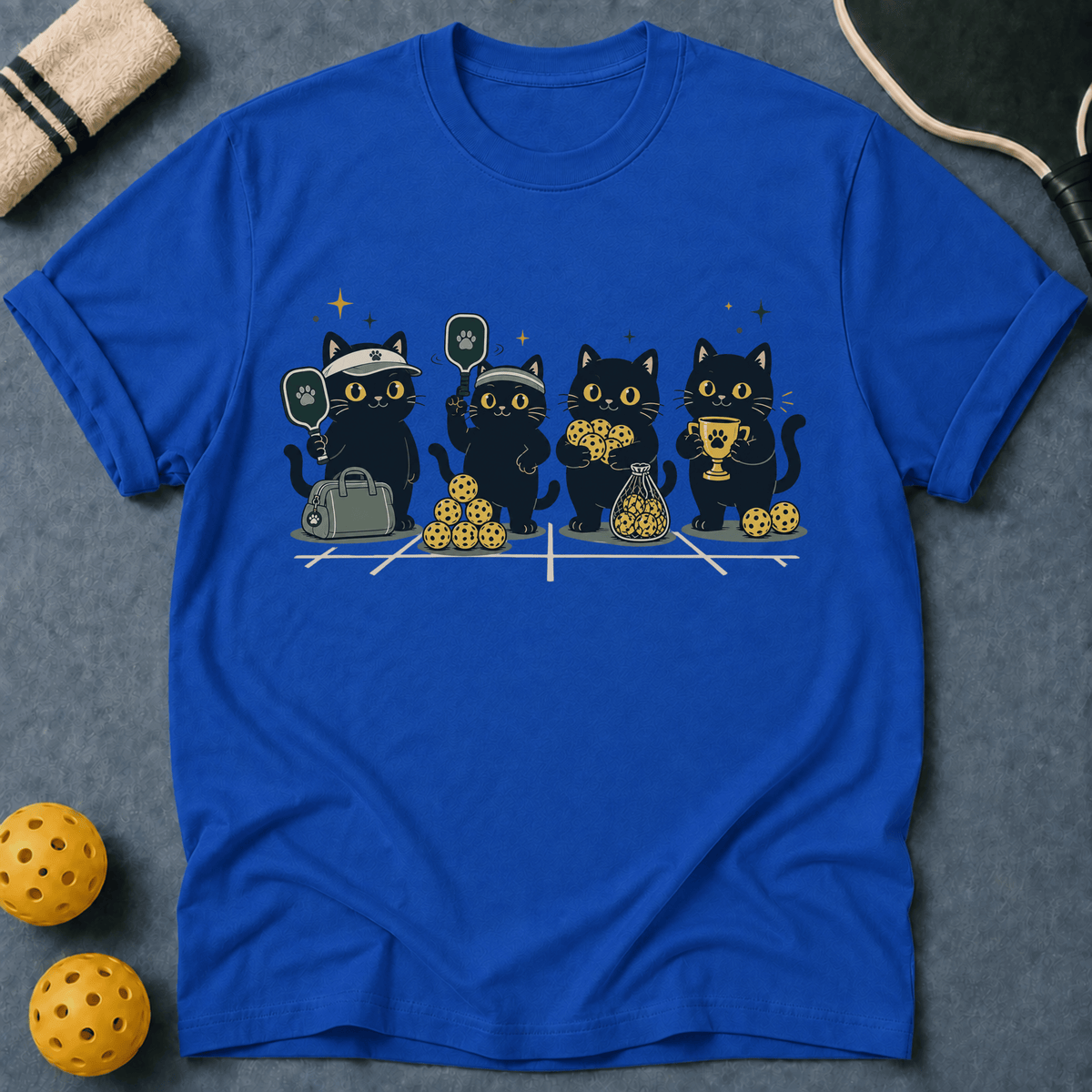 Four Black Cats T-Shirt