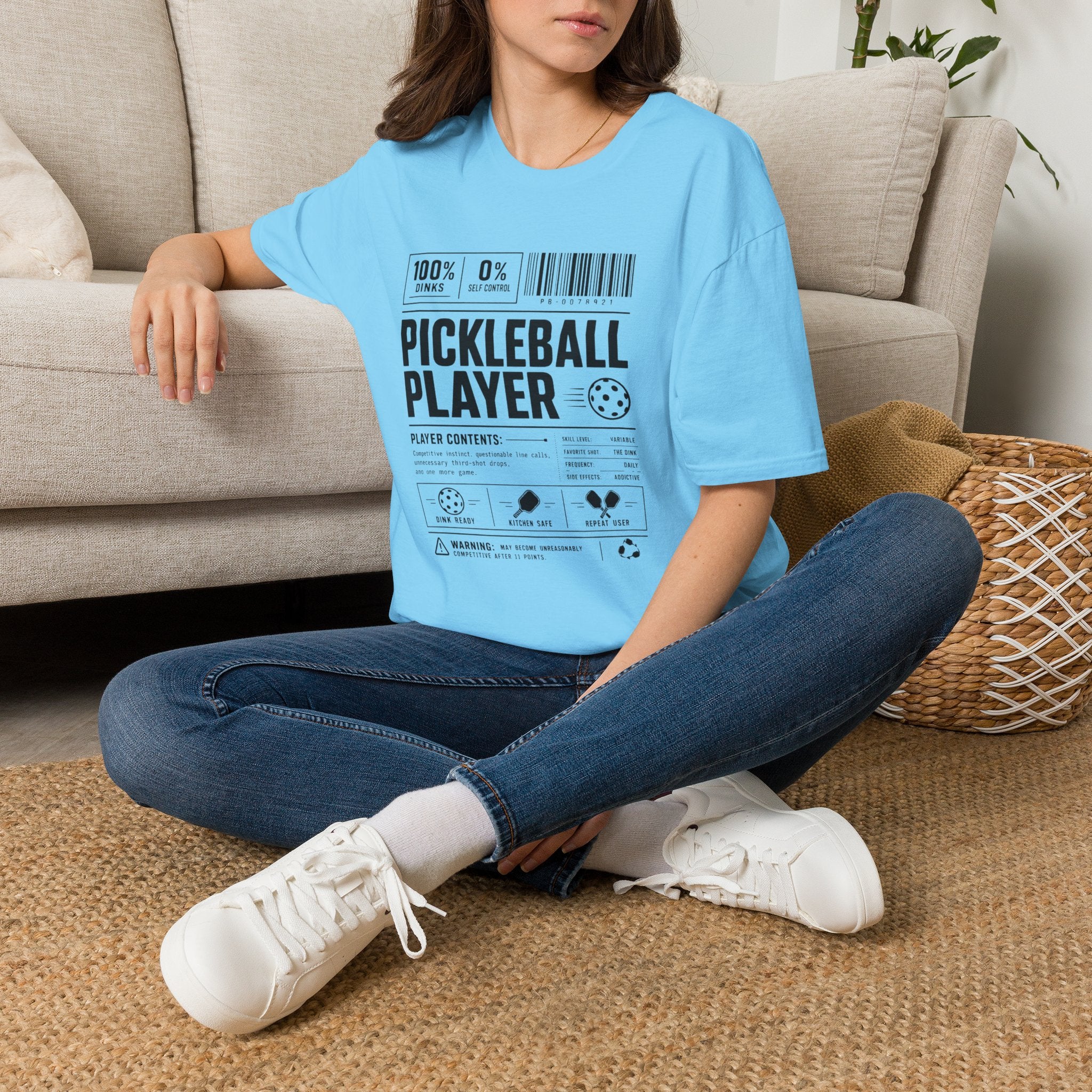 Pickleball Player Label T-Shirt