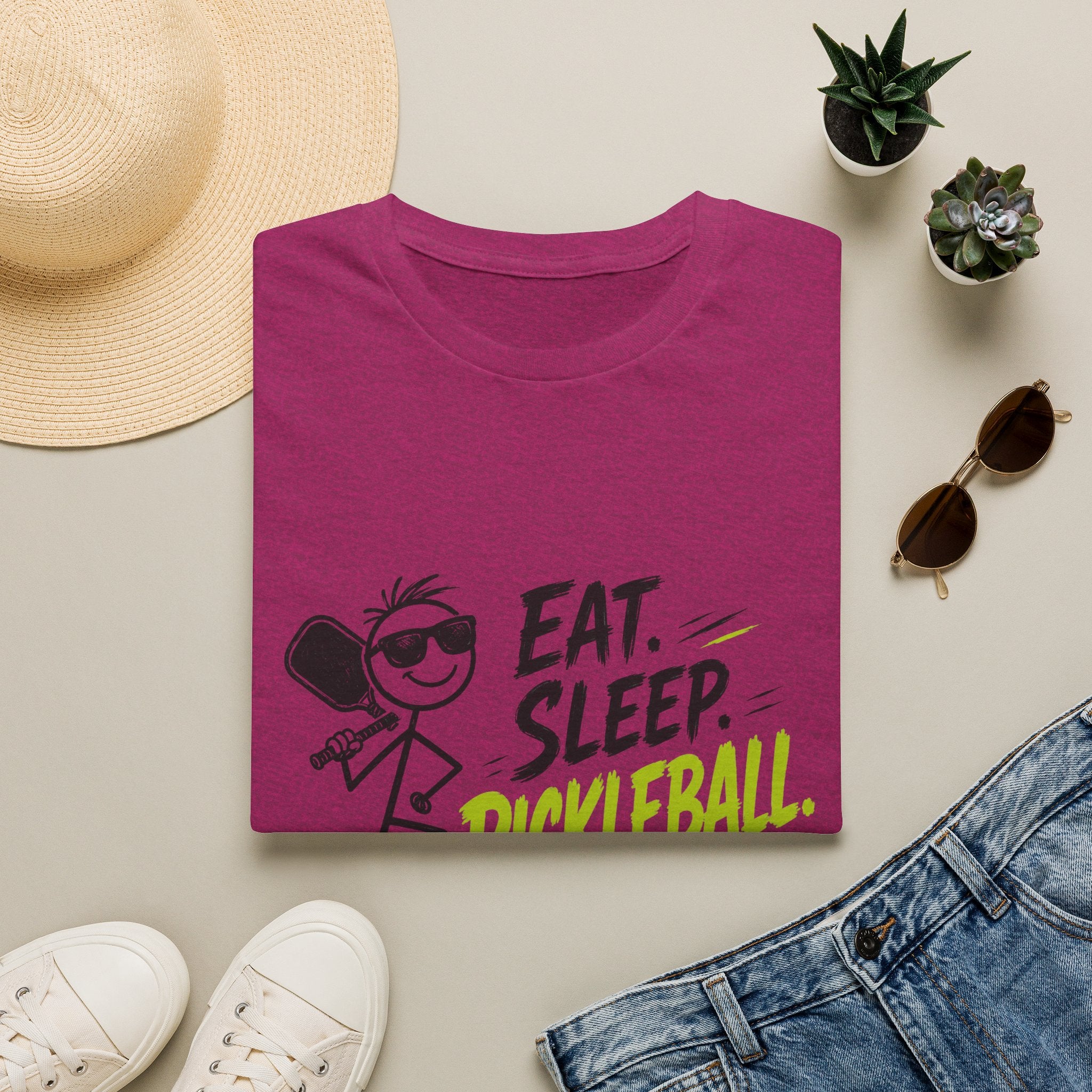 Eat Sleep Pickleball Repeat T-Shirt