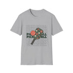 Floral Pickleball Paddles T-Shirt