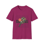 Floral Pickleball Paddles T-Shirt
