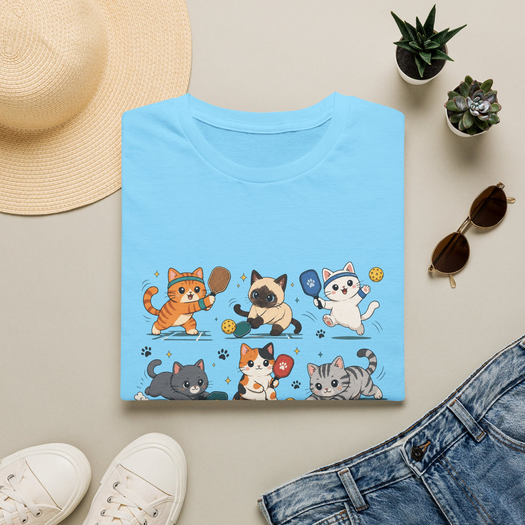 Kawaii Cat Pickleball Club T-Shirt