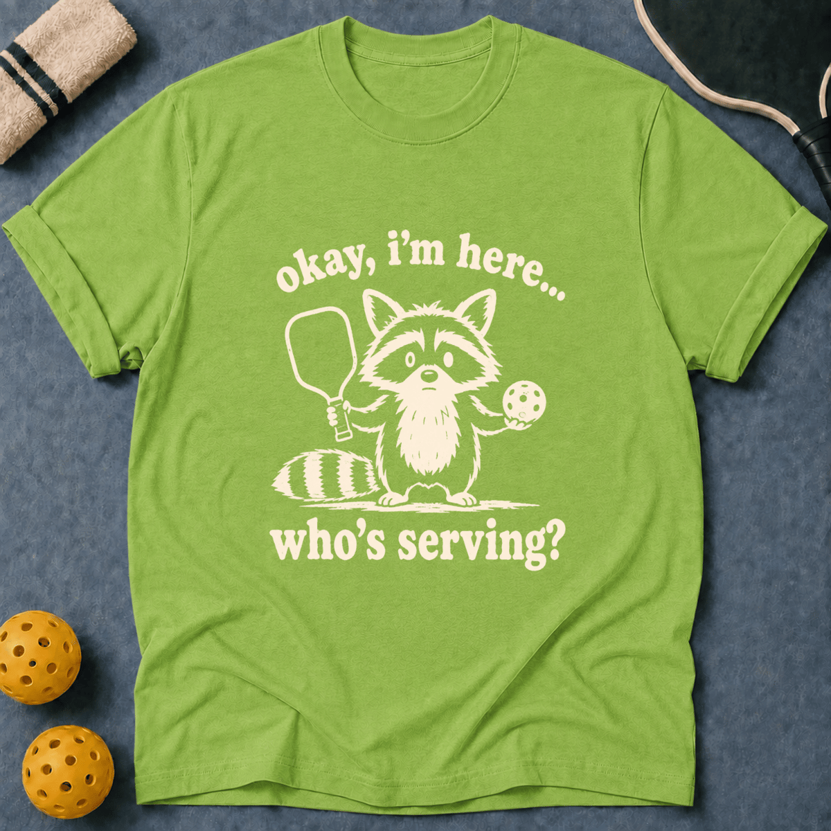Raccoon: I'm Here T-Shirt