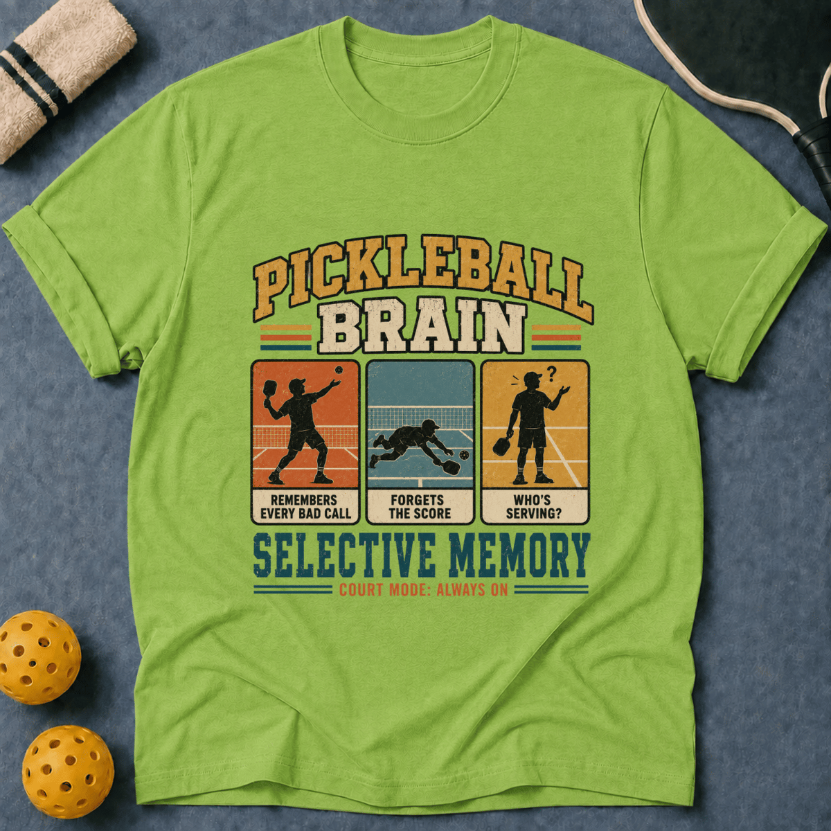 Brain On Pickleball T-Shirt