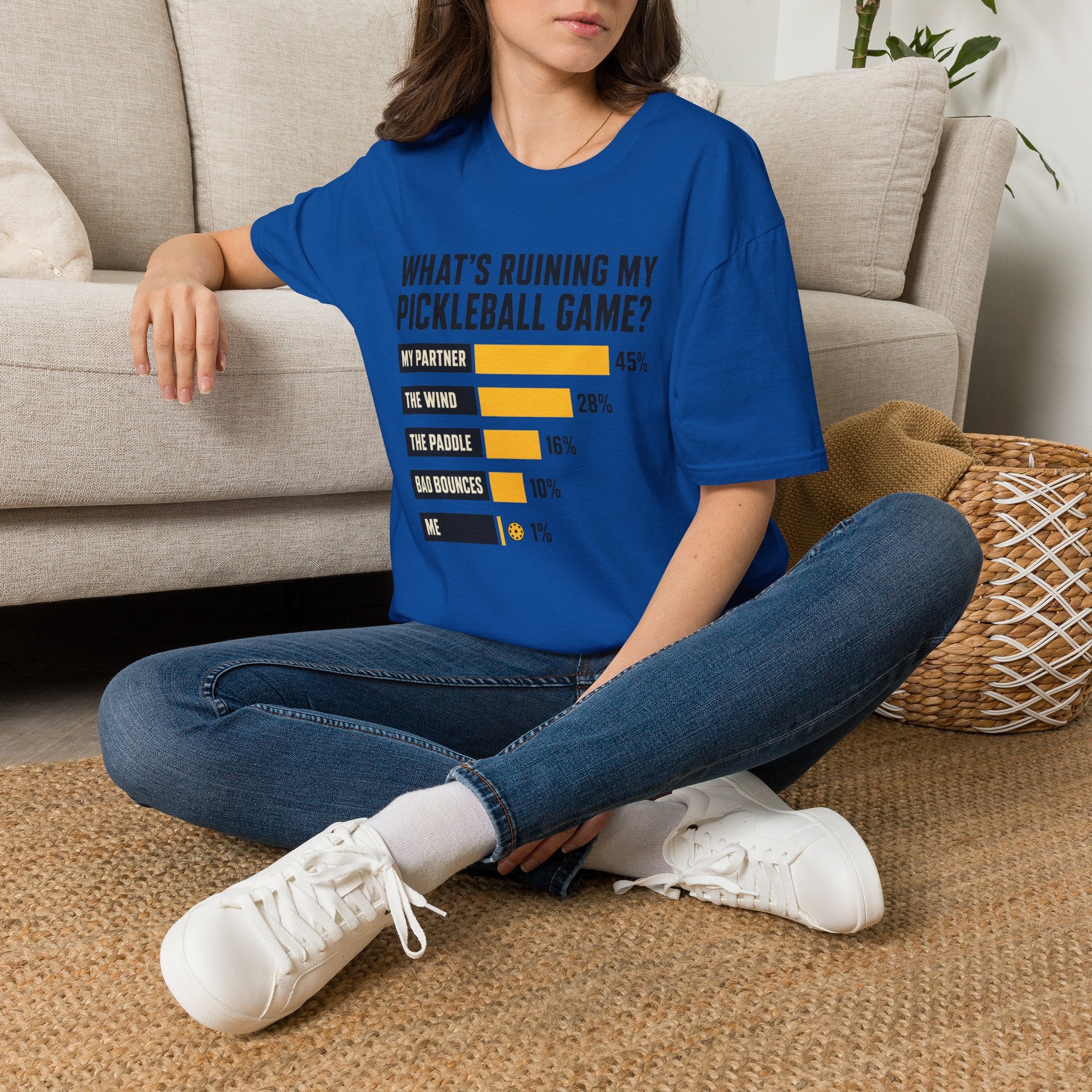Pickleball Excuses Chart T-Shirt