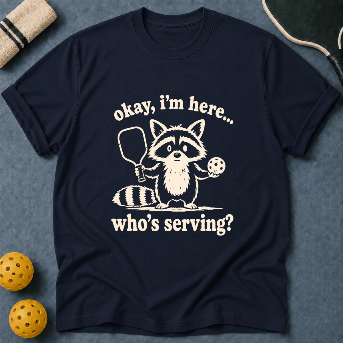 Raccoon: I'm Here T-Shirt