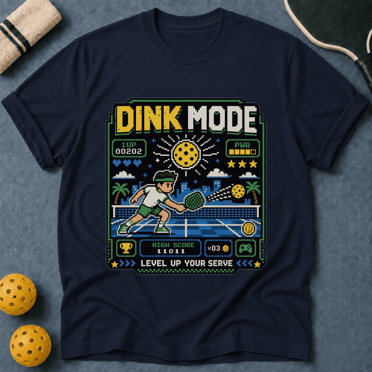 Dink Mode 8-Bit T-Shirt