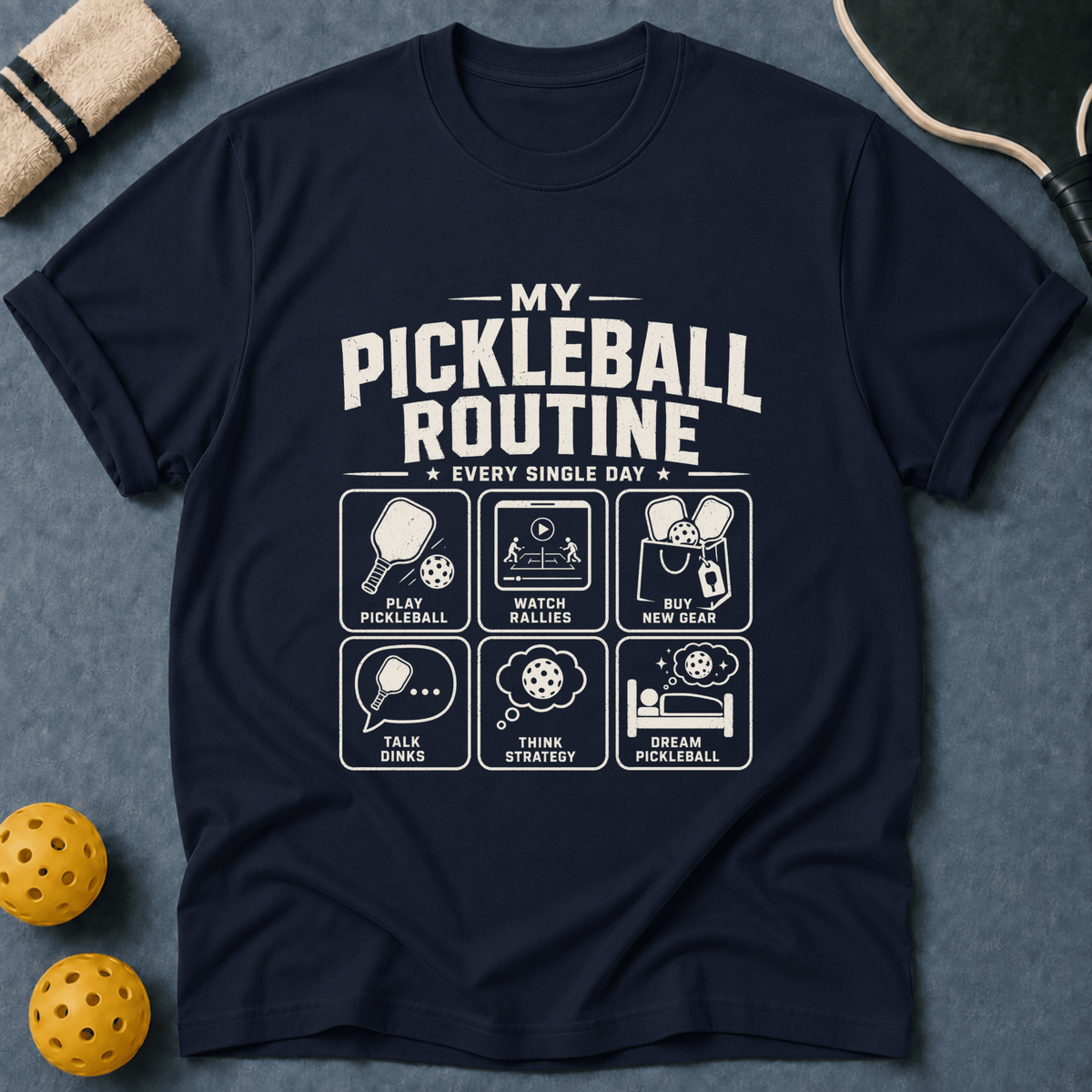 My Pickleball Routine T-Shirt