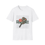 Floral Pickleball Paddles T-Shirt
