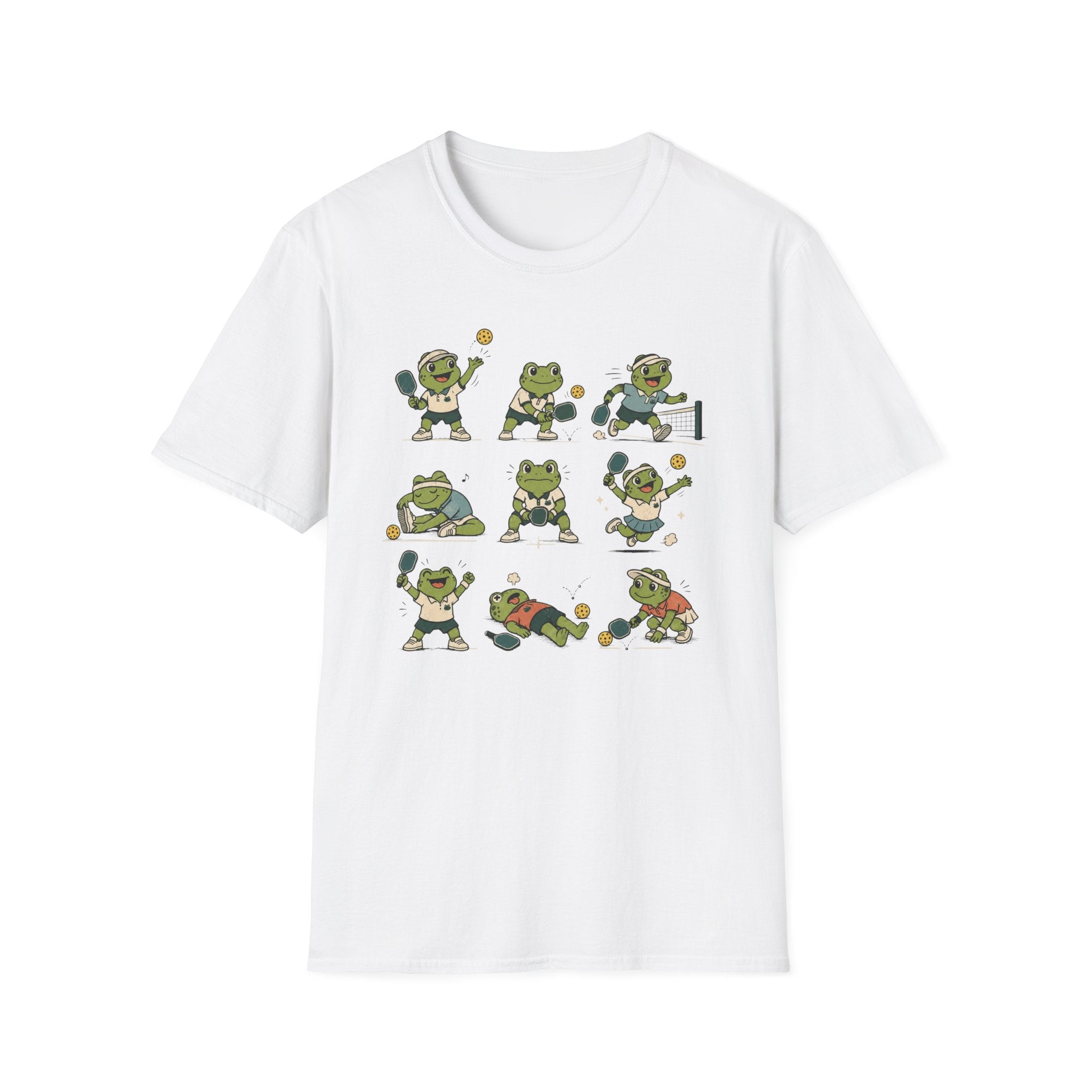 Frogs Playing Pickleball T-Shirt