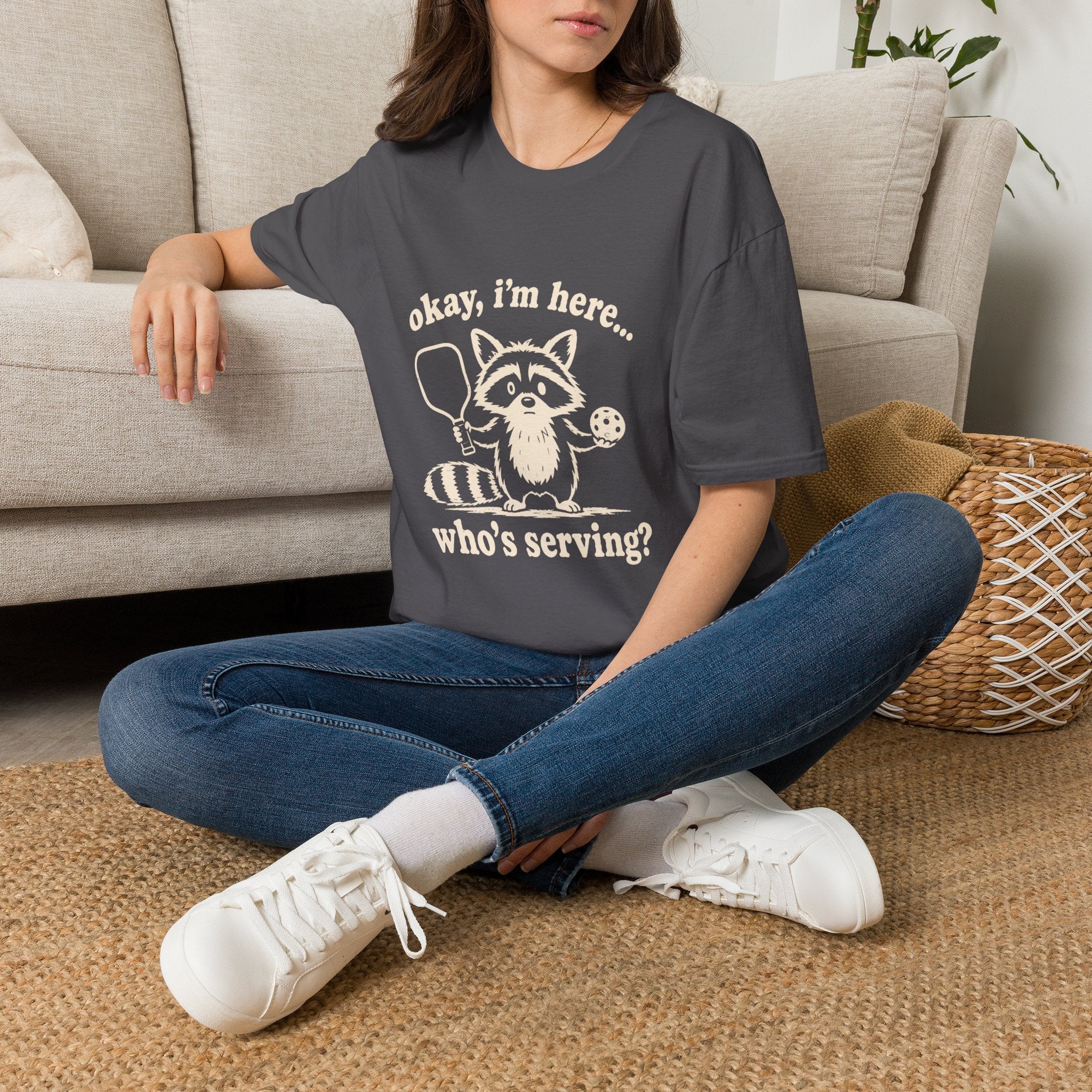 Raccoon: I'm Here T-Shirt