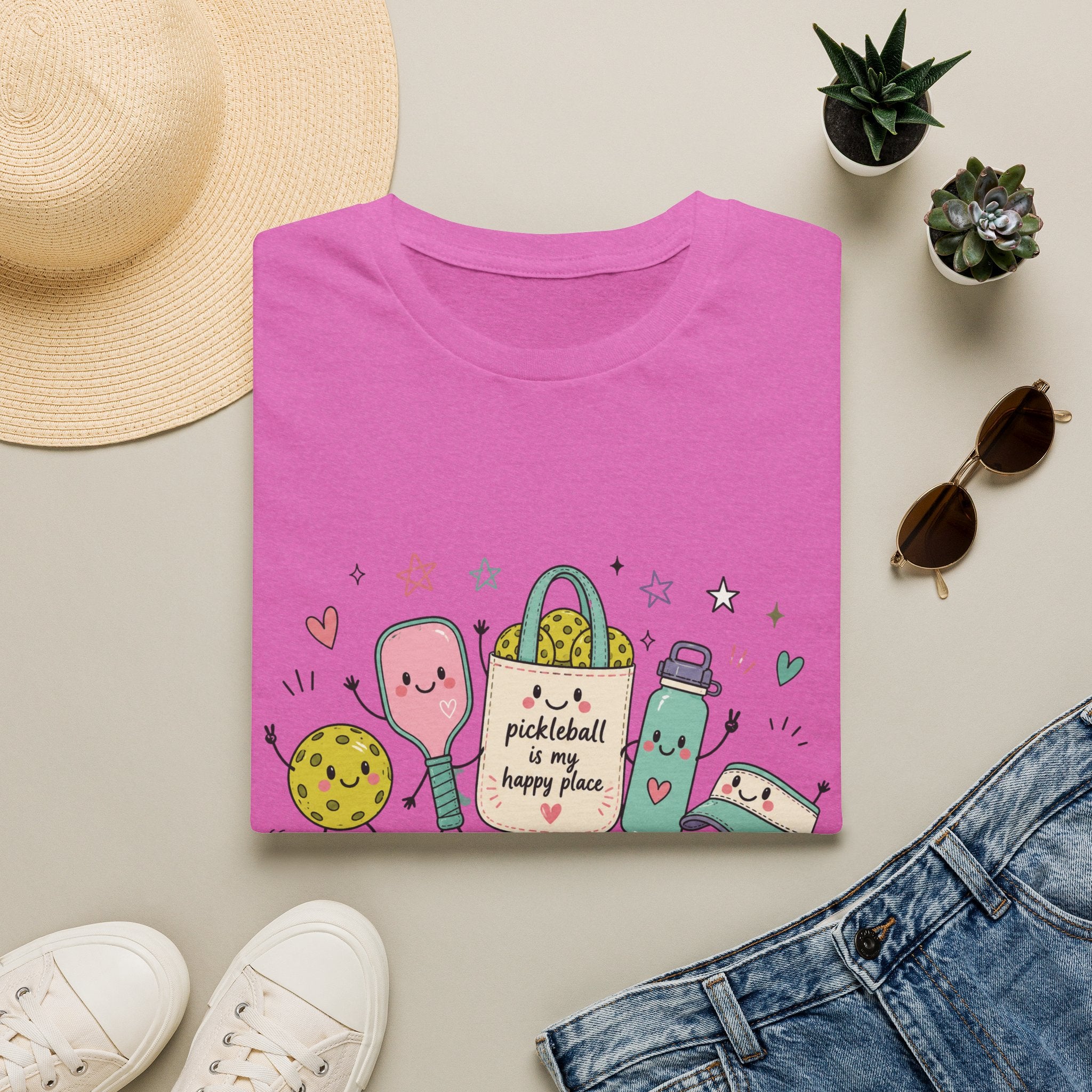 The Court Is My Happy Place T-Shirt