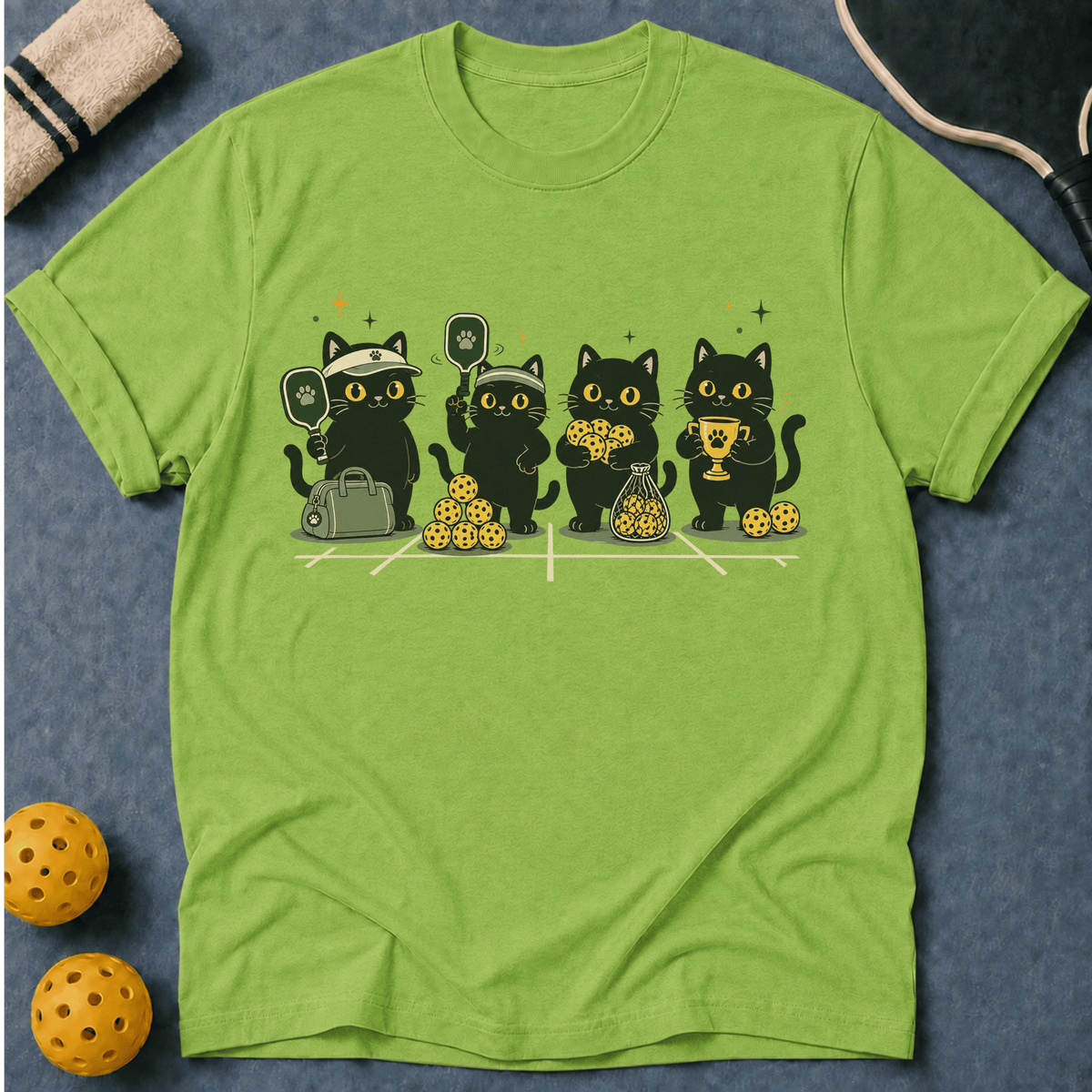Four Black Cats T-Shirt
