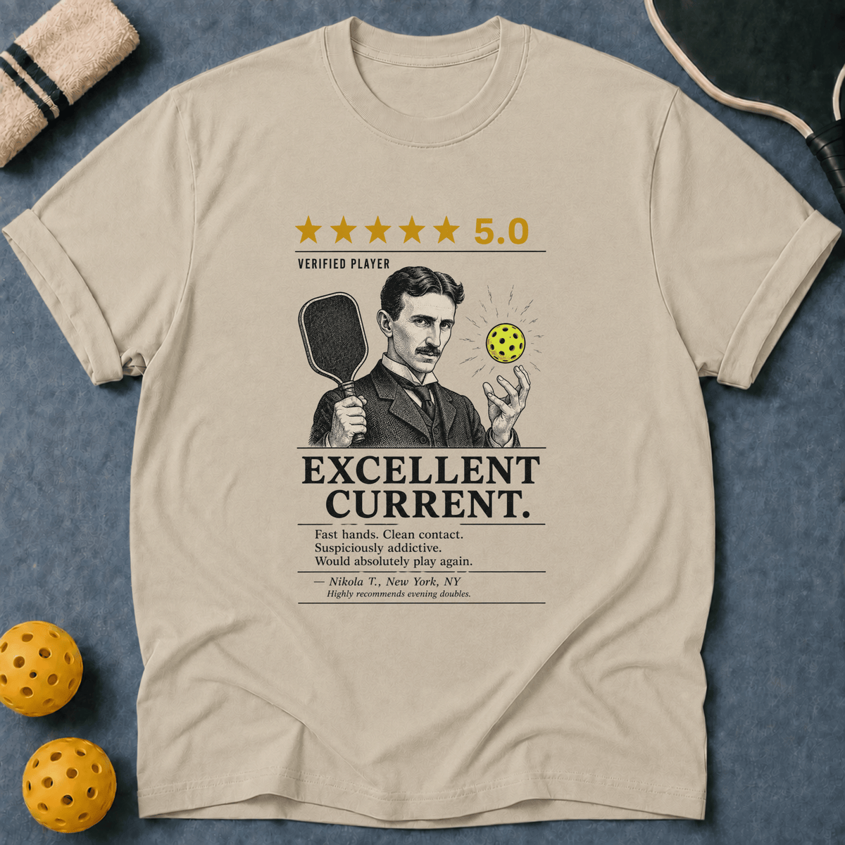 Nikola Tesla Review T-Shirt