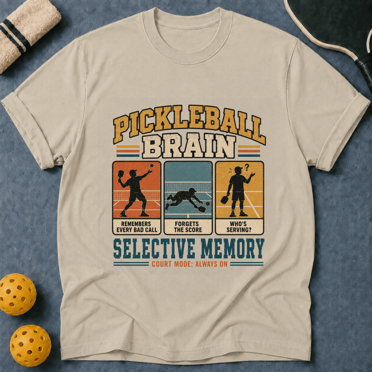 Brain On Pickleball T-Shirt