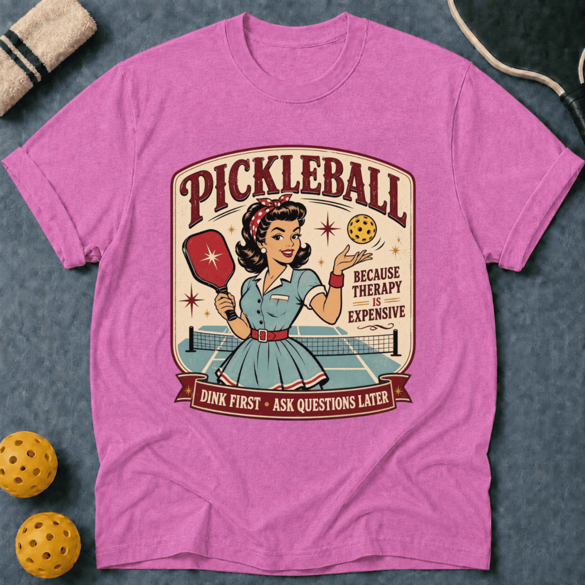 Pickleball Therapy T-Shirt